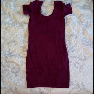 Bodycon plum dress 🍑
